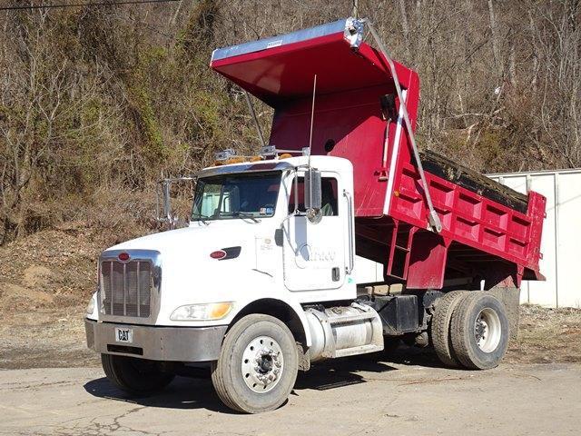 2005 PETERBILT Model 335 Single Axle Dump Truck, VIN# 2NPLHD7XX5M862807, powered by Cat C-7 diesel