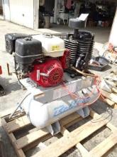 BELAIRE 2-Stage Air Compressor, Honda GX 390 gas, with electric start