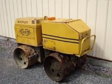 WACKER Model RT820 Walk Behind Trench Compactor, s/n 764401217, powered by Lombardini 2 cylinder