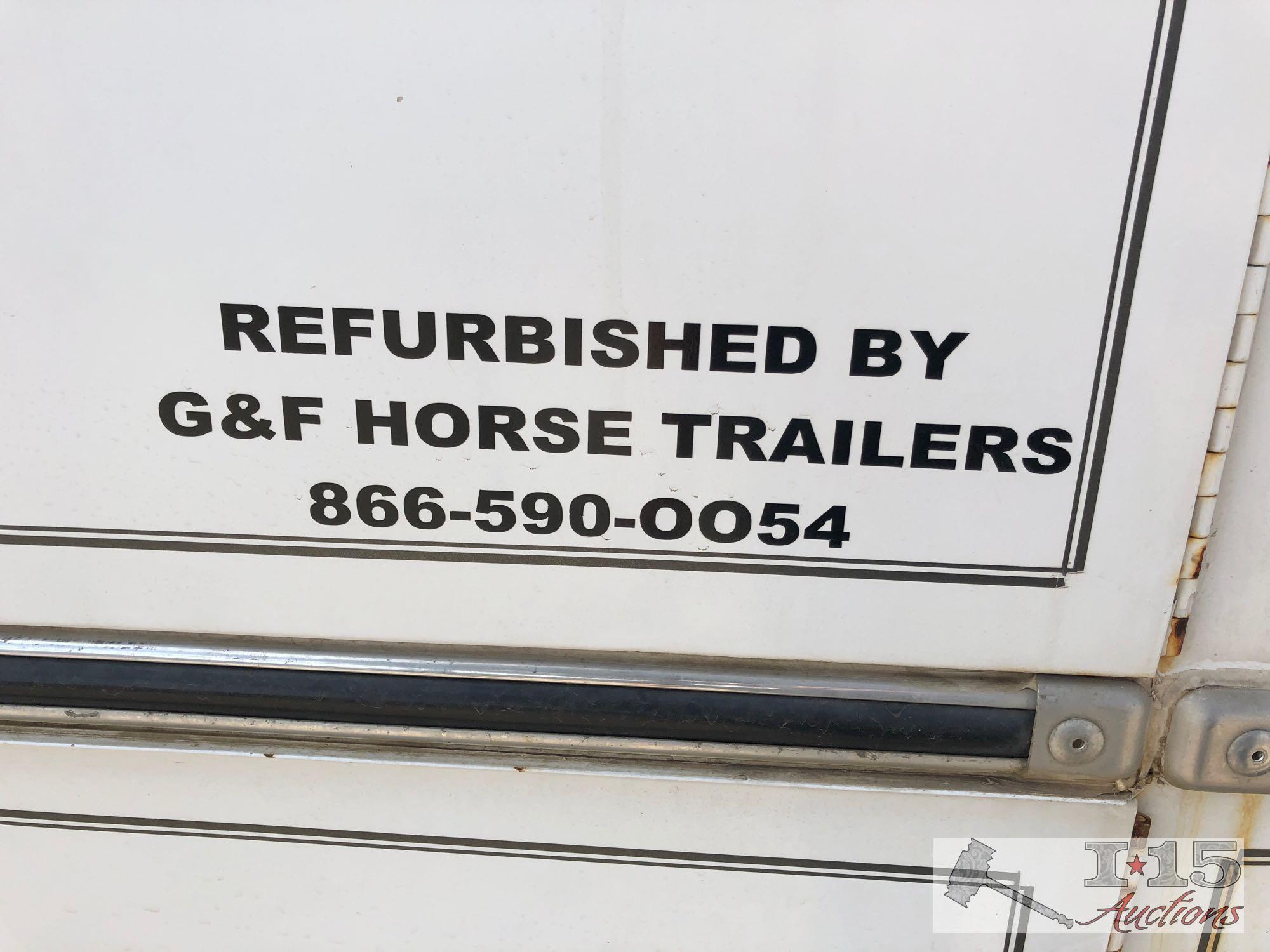 2 horse Circle J trailer
