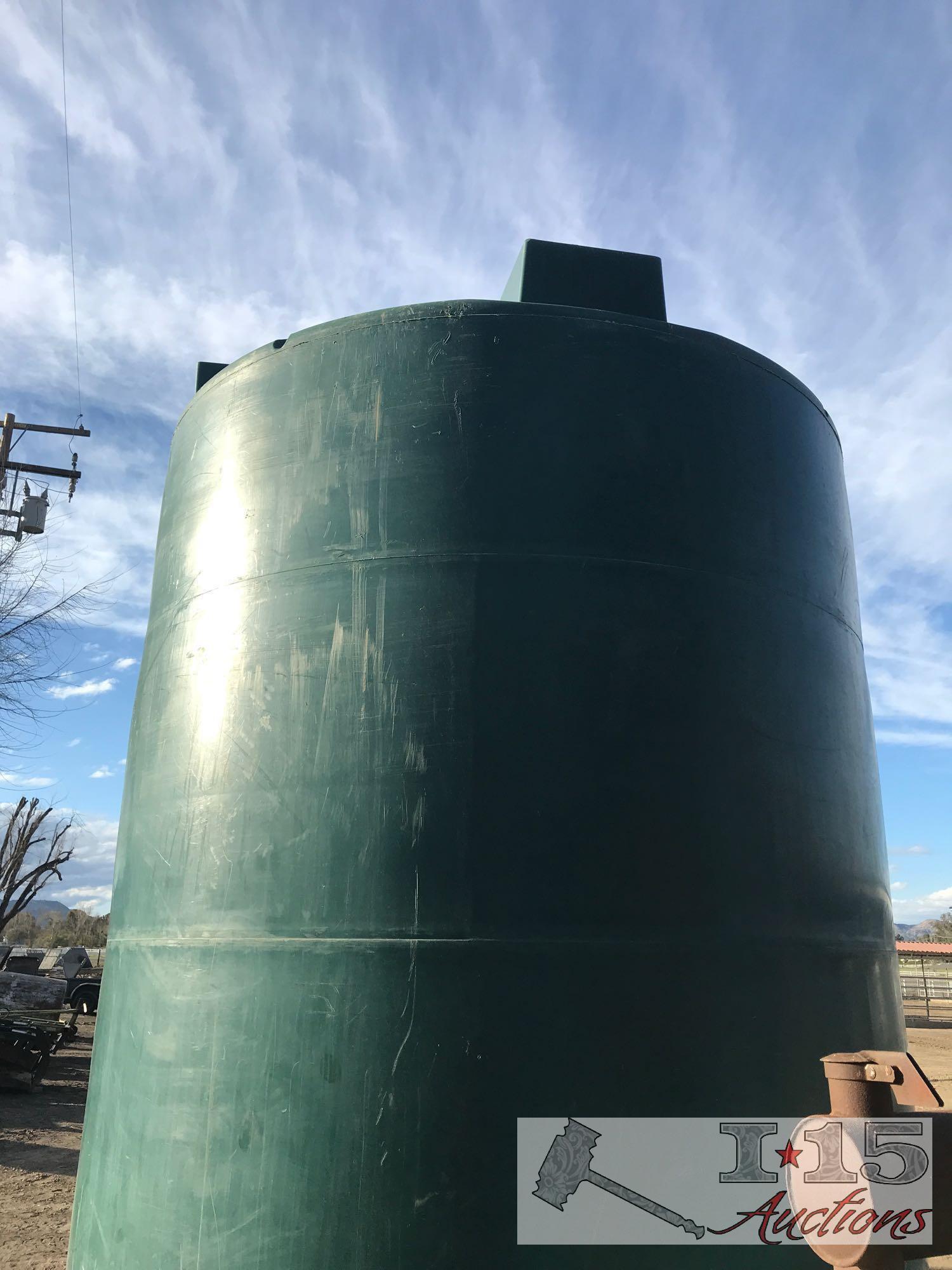 5,000 Gallon Water Tank And Pump