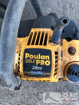 Poulan Pro 220 LE chain saw