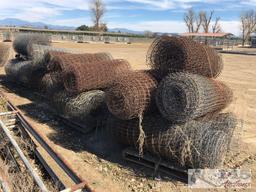 13 rolls of V mesh fencing and 4 rolls of fencing