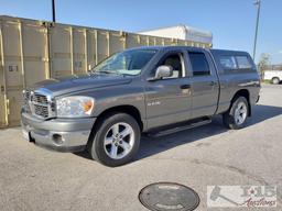 2008 Dodge Ram 1500 with camper shell Current Smog, ONLY 22,XXX MILES