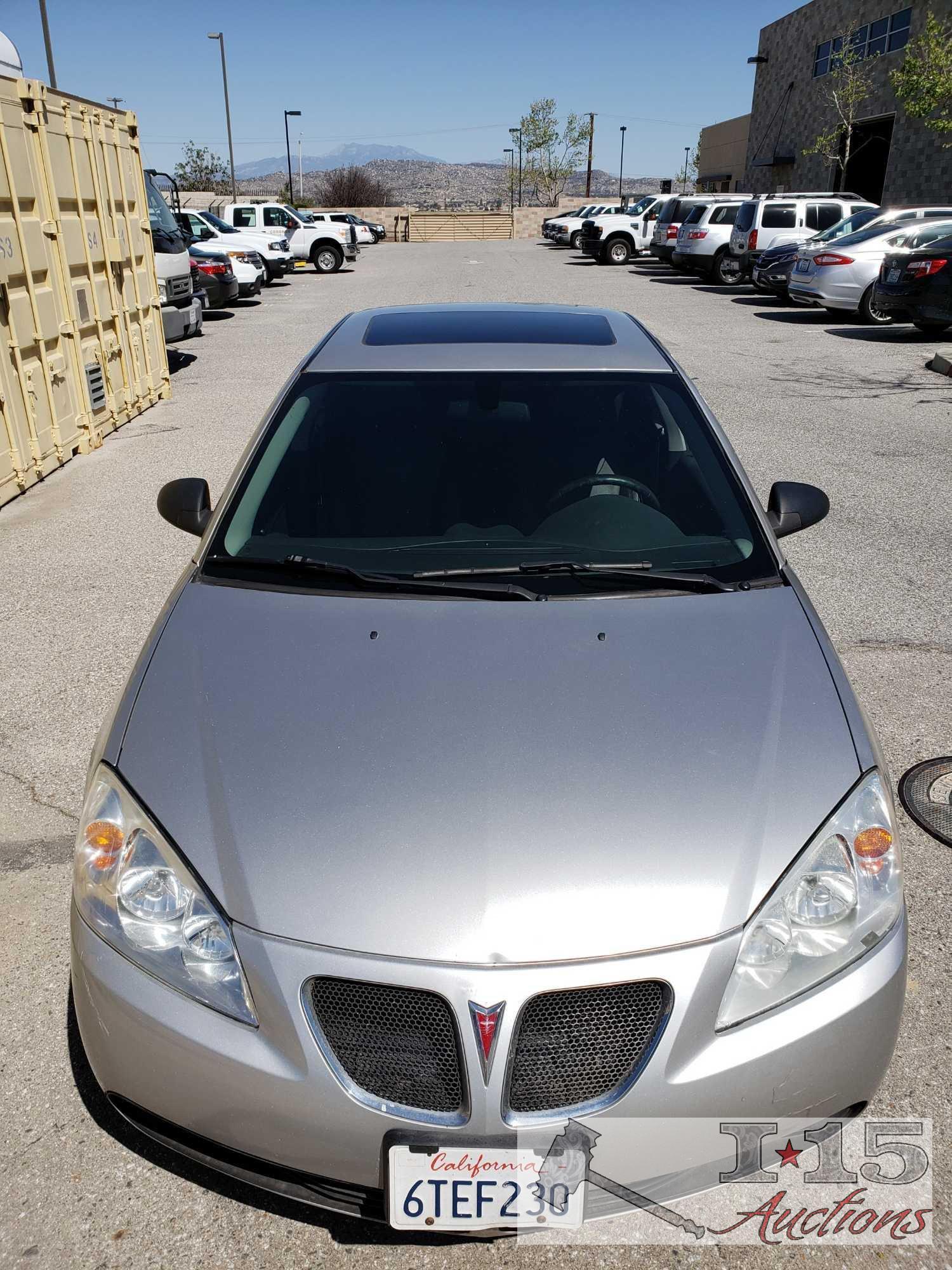 2005 Pontiac G6 GT Silver with Current Smog!!