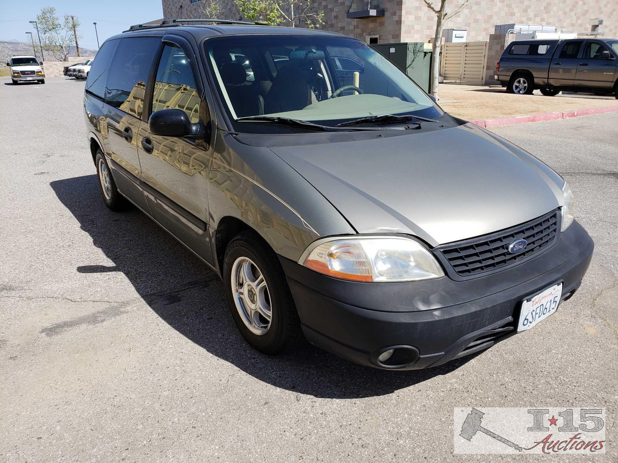 2002 Ford Windstar LX Grey with Current Smog!!