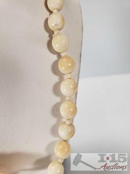 Necklace, Carved Bone