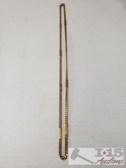 Gold Necklace Marked 14k Italy