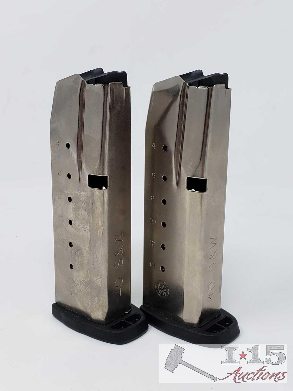 2 Smith & Wesson SD40 VE 16 Round Magazines, Out of State or LEO