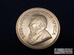 1975 Krugerrand 1ozt Fine .999 Gold Coin