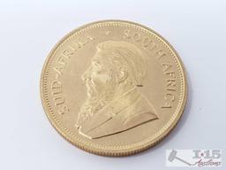1978 Krugerrand 1ozt Fine .999 Gold Coin
