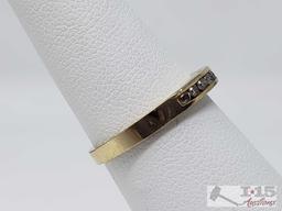 14K Gold Ring with Diamonds 2.3g