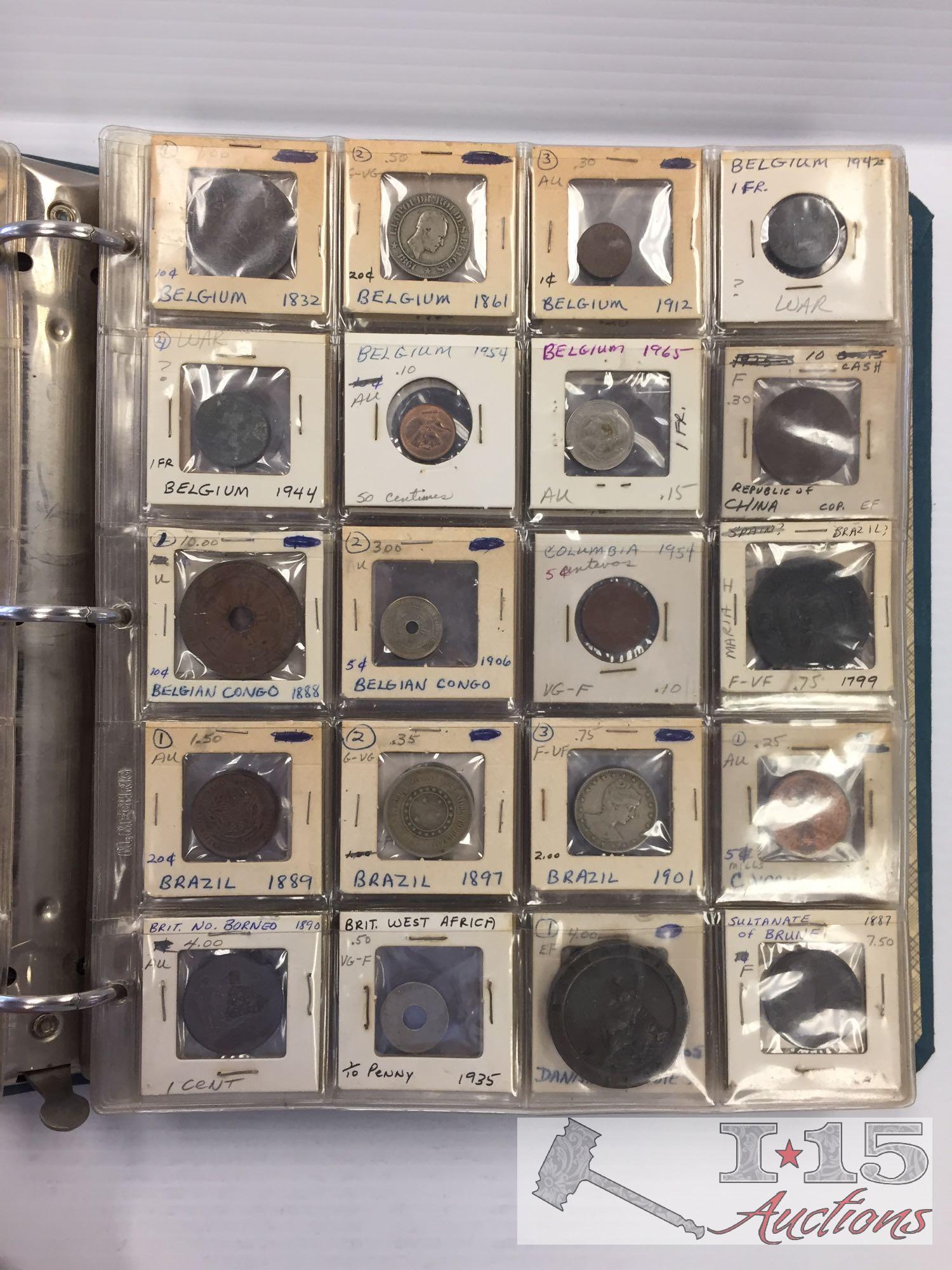 Over 300 Collector Foreign Coins! From Ancient Coins all the Way to the 1950's!