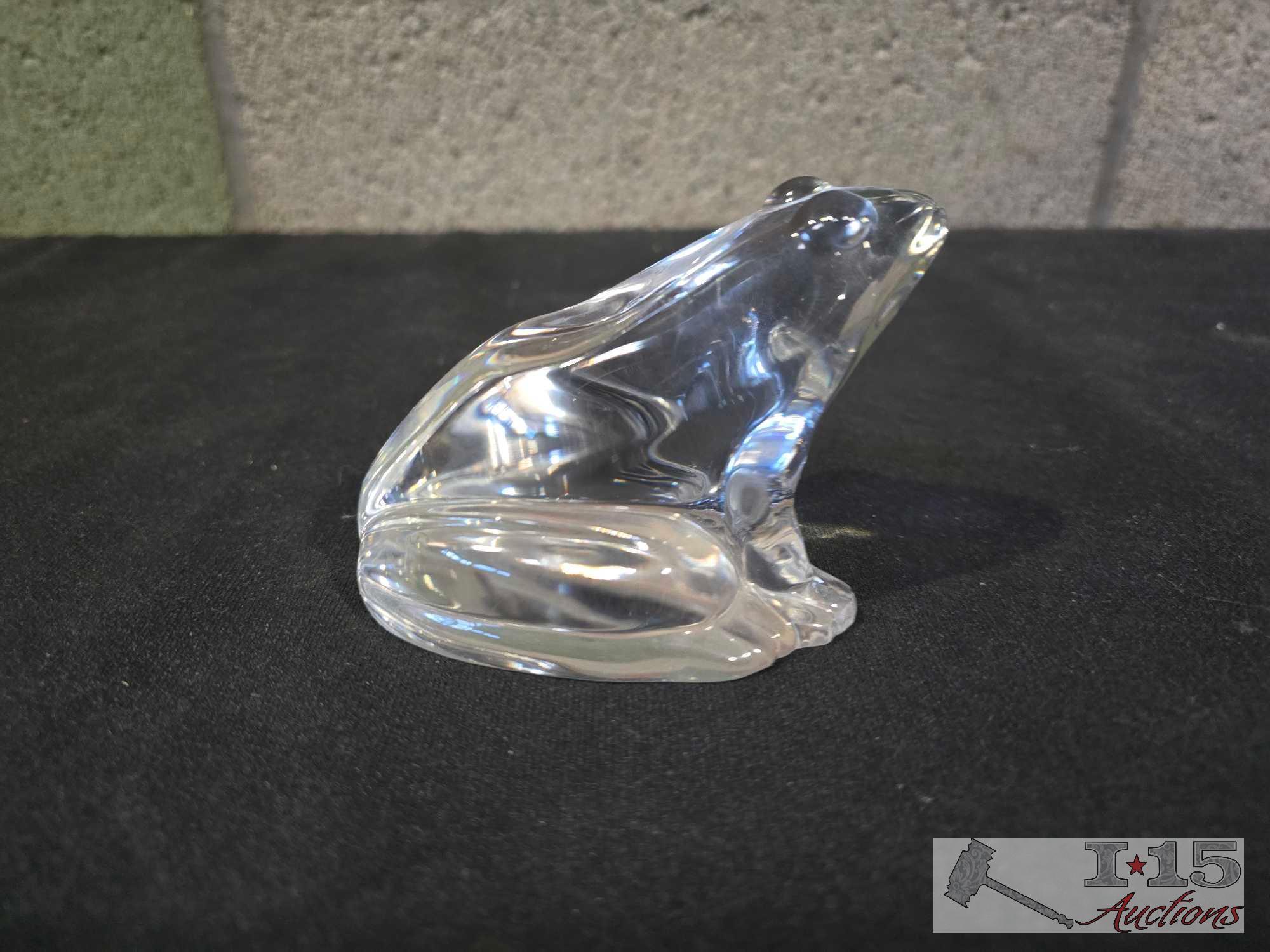 (3) Baccarat Crystal Paperweight