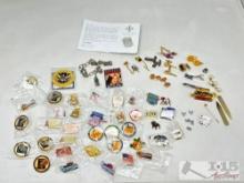 Pins, Cuff Links, Charm Bracelet and more