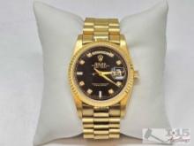 Not-Authenticated!!! Rolex Oyster Perpetual Day-Date Watch