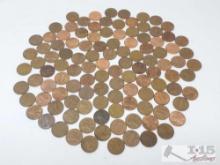 (113) Wheat Pennies & Lincoln Memorial Pennies