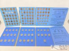 Lincoln Head Cent and Liberty Head Nickle Collection Albums