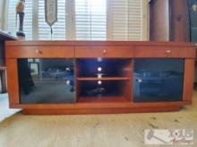 Bush Furniture TV Stand with DVD Player And Panamax M5100-EX