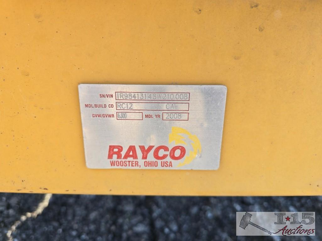 2008 Rayco Trailer