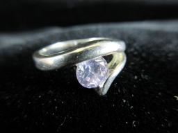 Gemstone Ring: Sterling Silver