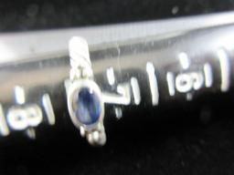 EL Tom Sterling Silver Topaz Gemstone Ring