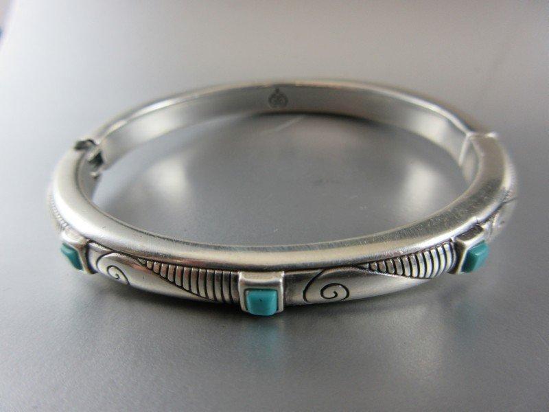 Signature Sterling Silver Bangle Style Bracelet