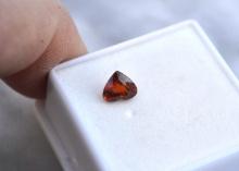 1.42 Carat Heart Shaped Spessartite Garnet