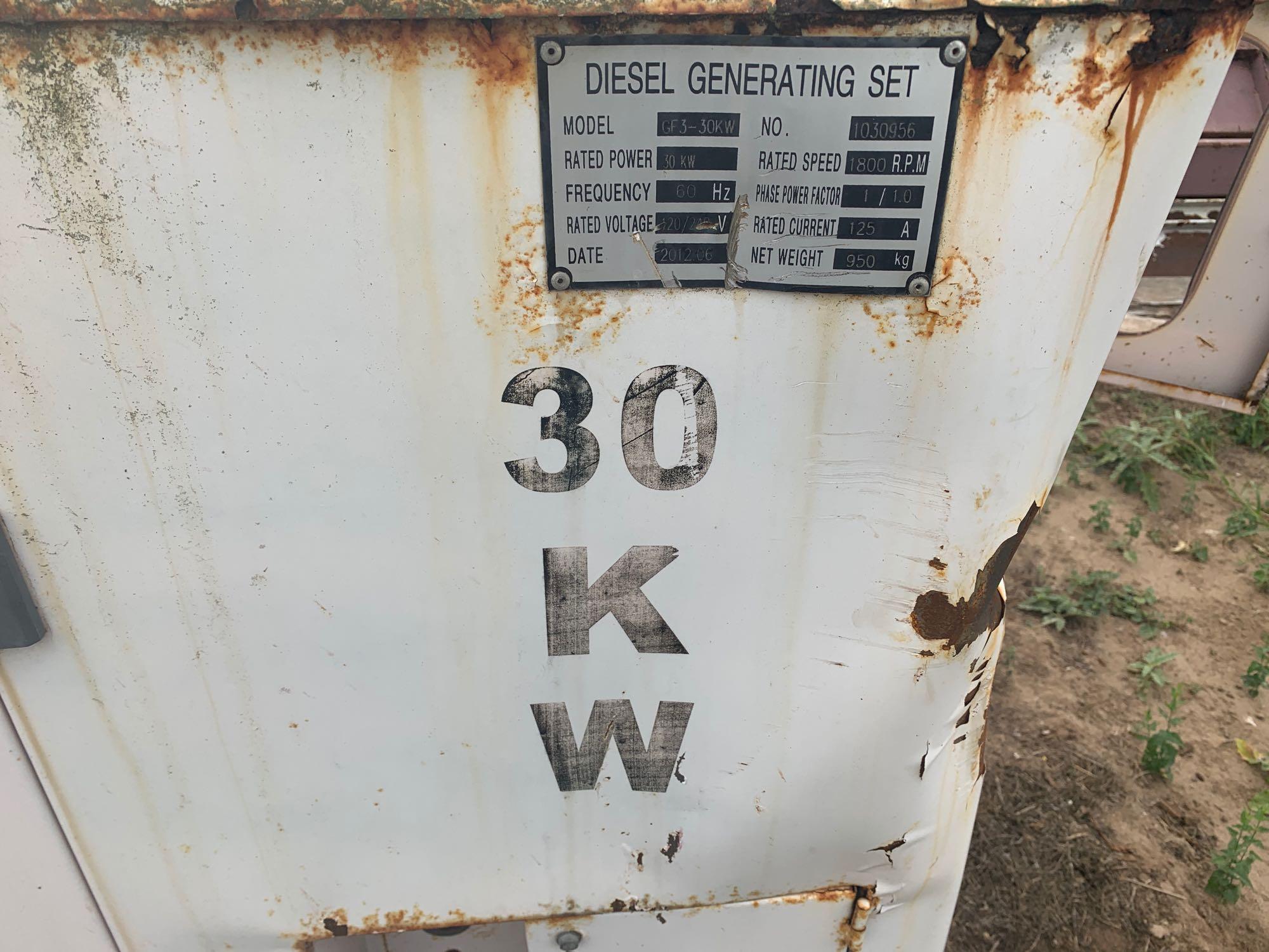 30 KW Diesel Generator