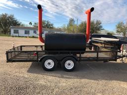 BBQ Pit on Trailer (Bill of Sale Only)
