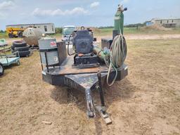 Lincoln Electric Ranger Welder on Tongue Pull Single-Axel Trailer