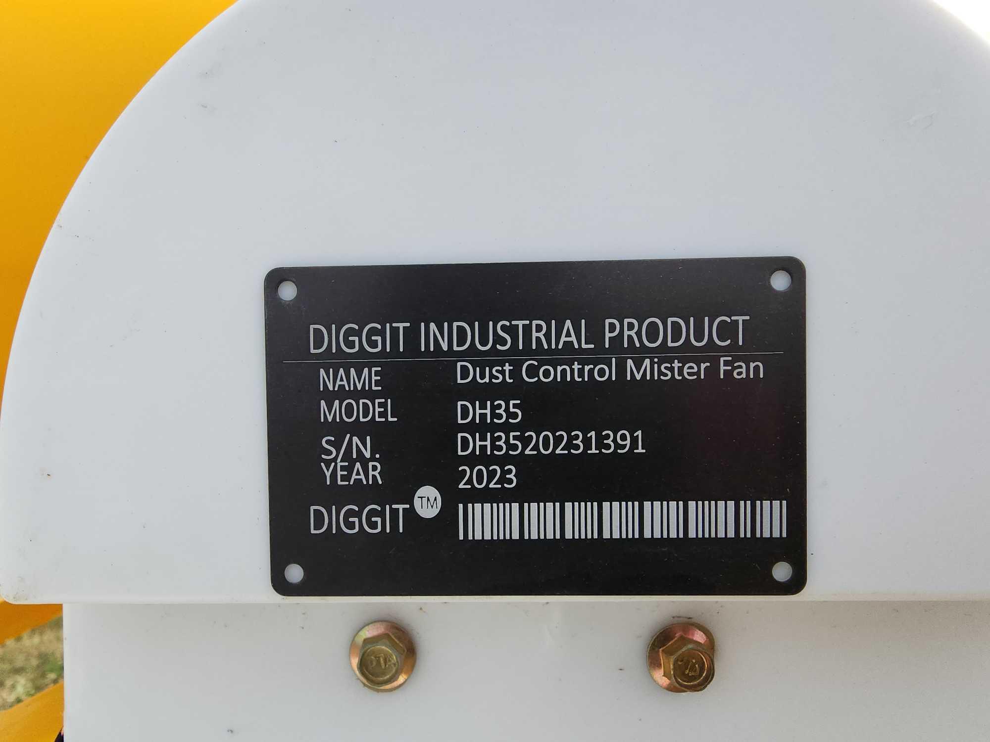 2023 Diggit DH35 Dust Control Mister Fan