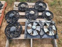 Pallet of Electric Radiator Cooling Fans