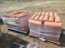 Pallet of Clay Tile for Roofing