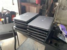 (12) HP Laptops