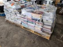 (2) Pallets consisting of Educational Textbooks
