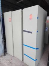 (3) Metal Storage Cabinets