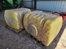 (2) 200 Gallon Demco Poly Tank (2) Pallets