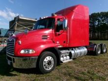 2016 MACK ROAD TRACTOR WITH SLEEPER, MP8-455C MACK DSL ENG, AUTO TRANS, 482,791 MILES (1ST CLASS TRU