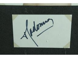 Madonna Framed Photo With Autograph