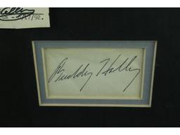 Buddy Holly Framed Photo With Autograph