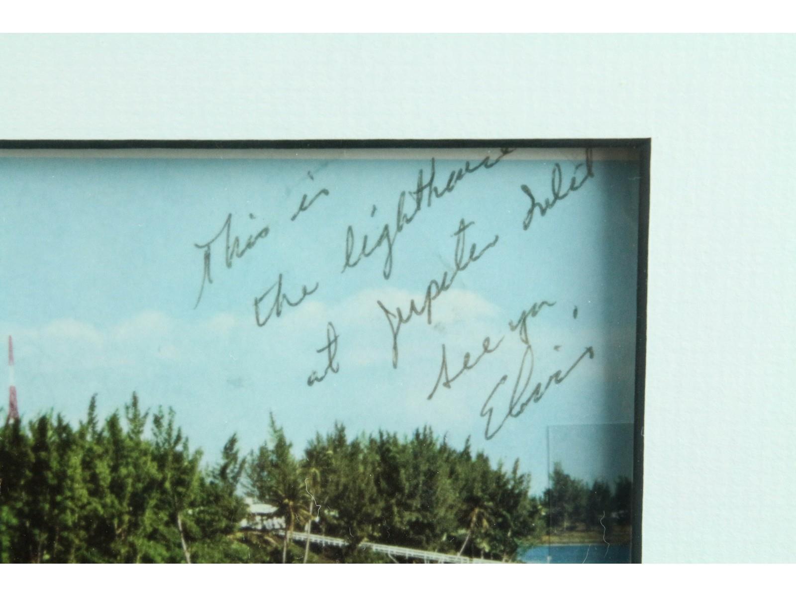 Elvis Presley Framed Mementos