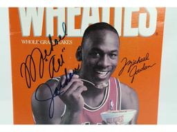 Michael Jordan Signed Wheaties Box