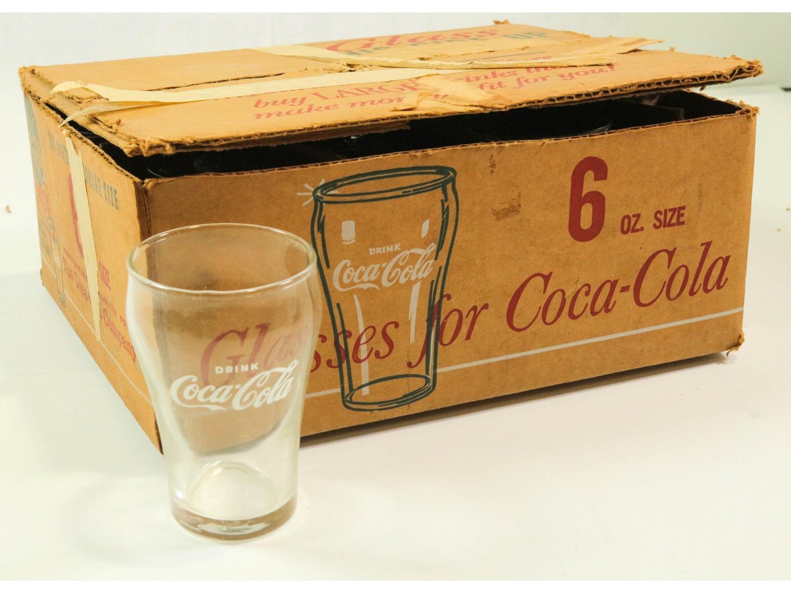 Case of Original Coke Glasses