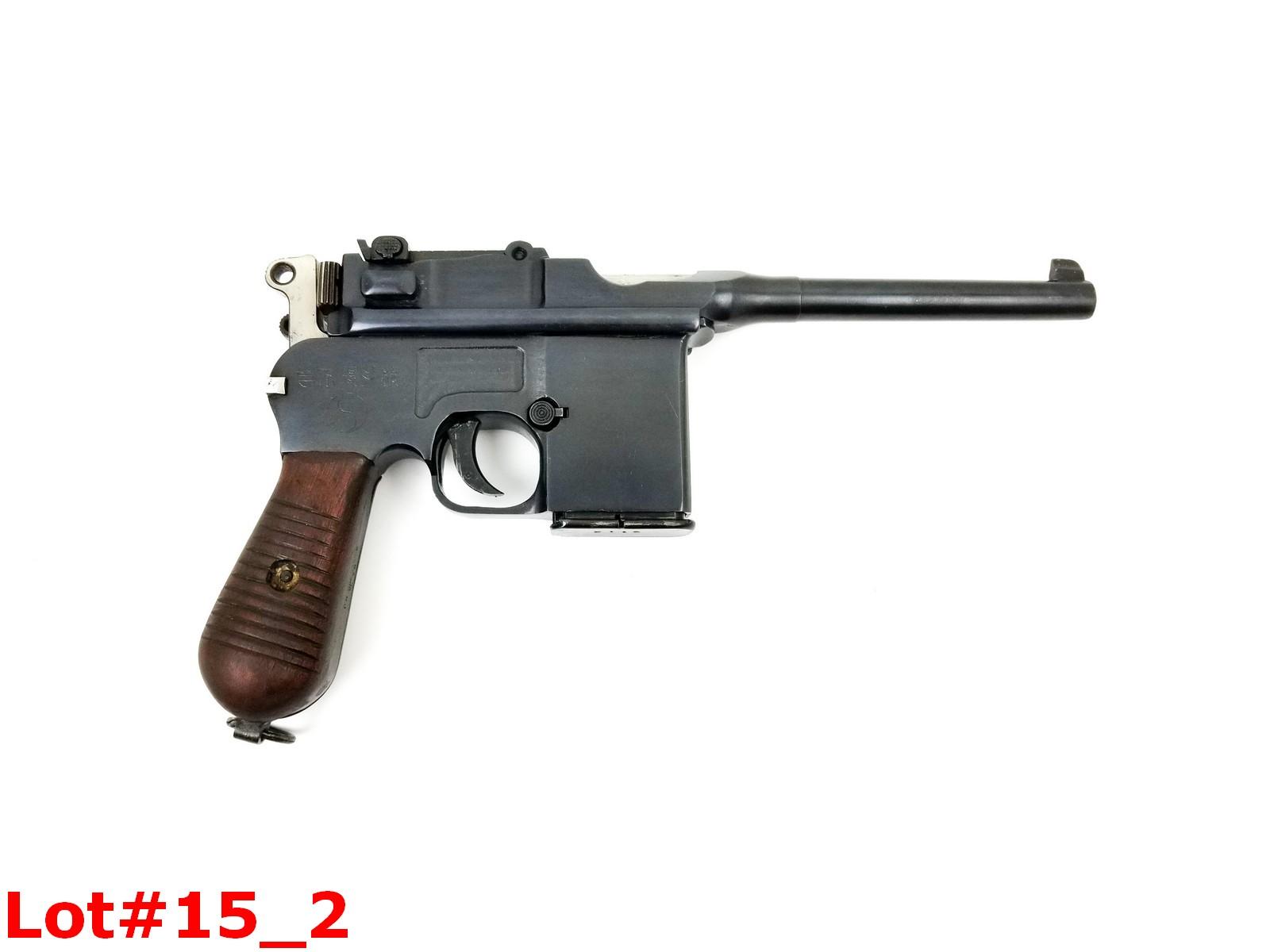 Chinese Made Broomhandle C96 9mm Pistol