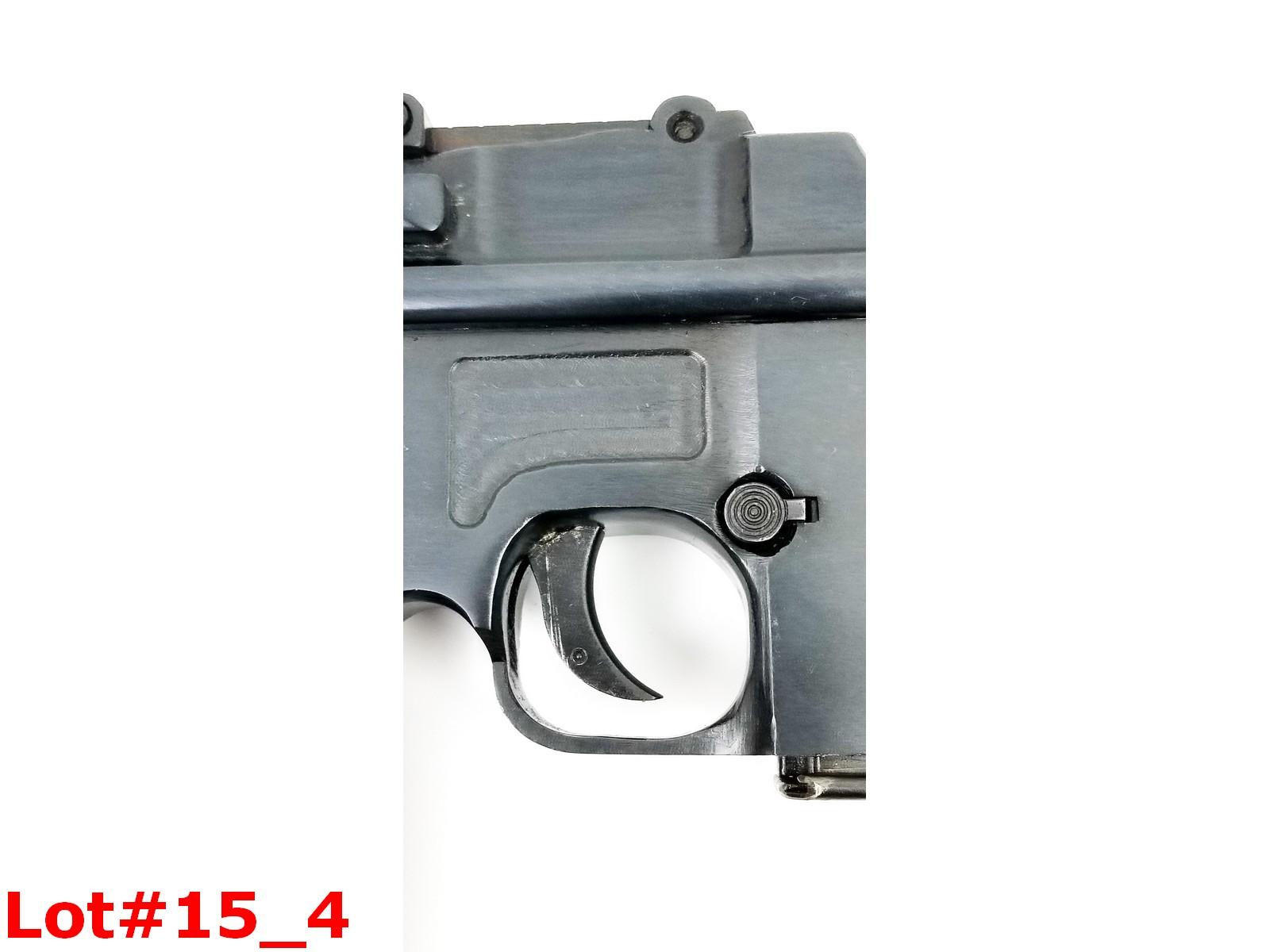 Chinese Made Broomhandle C96 9mm Pistol