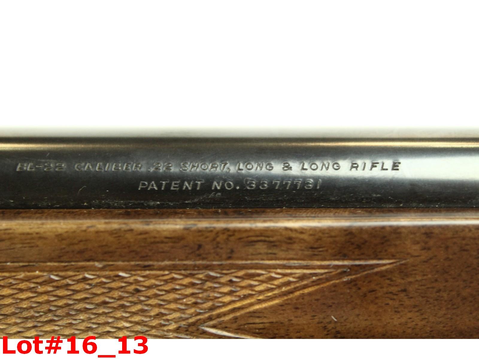 Browning BL-22 22S,L,LR Caliber Rifle