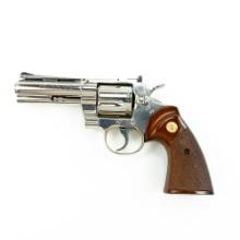 Colt Nickel Python 357mag 4" Revolver (C) 24213