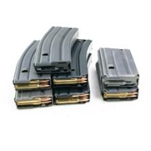 7x AR15 Magazines with 100rds 5.56 Ammo