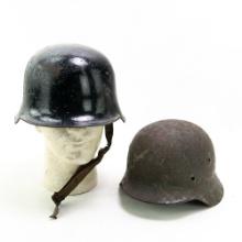 WWII German Helmet Lot-M35 Army M34 Fire Police